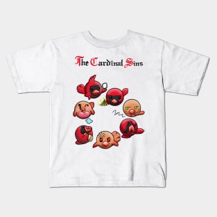 The Cardinal Sins Kids T-Shirt